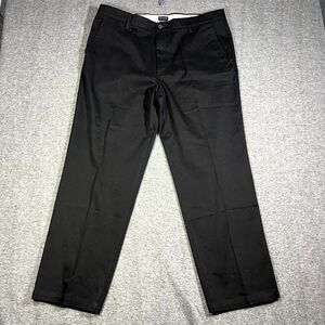 Dockers Men's Classic Fit Easy Khaki Pants Black 38x30 Work NWT Stretch
